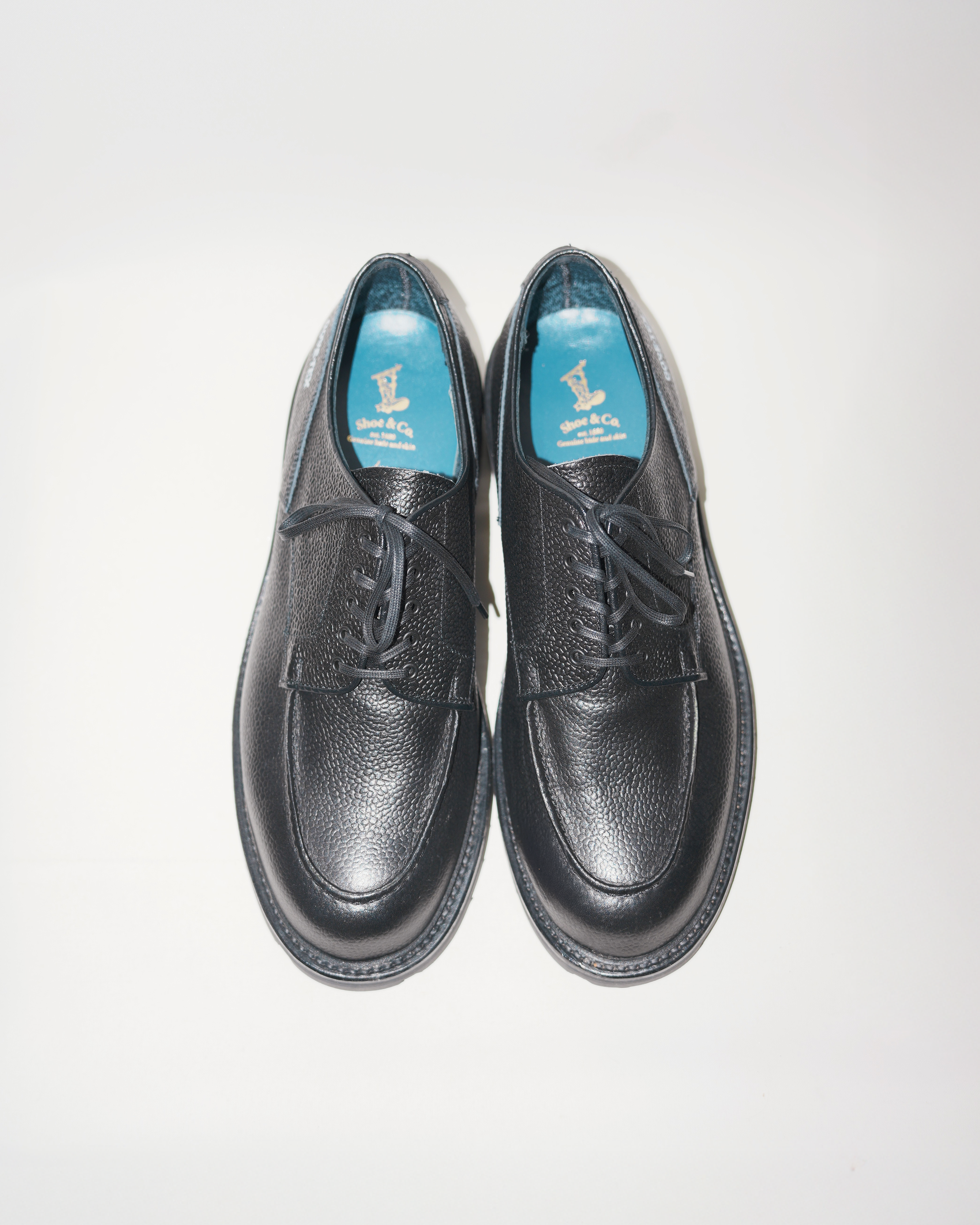 F/CE. GORE-TEX U TIP SHOE by REGAL [BLACK EMBOSSED] (USED)